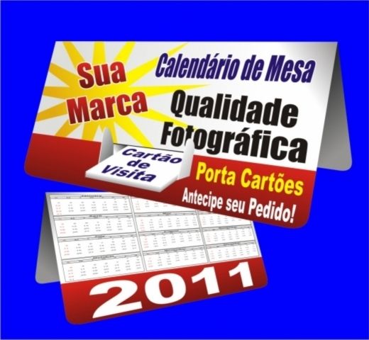 Calendário de Mesa 18 x 8,6